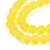 Transparent Glass Beads Strands GLAA-T032-T10mm-MD12-3