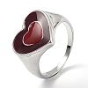 Alloy Enamel Finger Rings RJEW-H539-06D-P-3