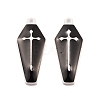 Spray Painted Alloy Pendants PALLOY-K003-12B-1