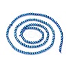 Electroplate Glass Beads Strands EGLA-K014-A-FP04-3