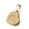 Religion 304 Stainless Steel Pendants STAS-G400-02G-01-2