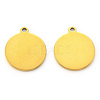 PVD Vacuum Plating 304 Stainless Steel Pendants STAS-N092-23B-G-2