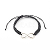 Adjustable Nylon Cord Braided Bead Bracelets Sets BJEW-JB06215-4