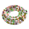 Opaque Glass Beads Strands GLAA-N041-005B-02-2