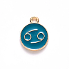 Alloy Enamel Pendants ENAM-S124-01B-05D-2