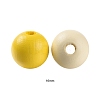 160Pcs 4 Colors Farmhouse Country and Rustic Style Painted Natural Wood Beads WOOD-LS0001-01H-3