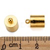 Brass Cord Ends KK-D219-12x8-G-3
