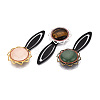 Alloy & Iron Bookmark Cabochon Settings PALLOY-N184-10AB-5