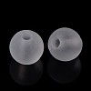 Round Transparent Acrylic Beads PL582-1