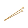 Brass Big Pendants KK-G510-15G-2