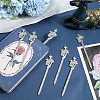 10Pcs Alloy Bookmarks AJEW-SC0003-51P-4