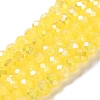 Baking Electroplate Glass Beads Strands DGLA-A039-J6MM-B23-1
