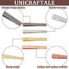 Unicraftale 8Pcs 4 Colors Brass Collar Tie Clips for Men DIY-UN0056-11-4