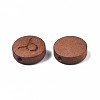 Laser Engraved Wood Beads WOOD-S053-53F-3
