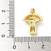 Brass Micro Pave Cubic Zirconia Enamel Pendants KK-G517-03G-03-3