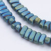 Electroplate Non-magnetic Synthetic Hematite Beads Strands G-J382-2x4x2mm-A-F-3