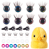   20Pcs Acrylic Doll Eyelashes DOLL-PH0001-44-1