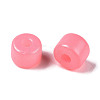 Opaque Baking Paint Glass Seed Beads SEED-T008-02H-4
