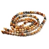 Natural Crazy Agate Beads Strands G-A129-3mm-17-5