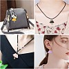 30Pcs 6 Colors Alloy Enamel Pendants ENAM-CJ0002-65-8