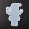 Christmas Theme DIY Santa Claus Display Silhouette Silicone Statue Molds DIY-F114-03-4