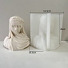 Greek Goddess Food Grade Silicone Bust Portrait Candle Molds PW-WG93932-02-1