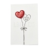 4Pcs Kraft Paper Greeting Cards AJEW-FS0001-30B-2