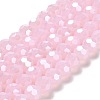 Electroplate Glass Beads Strands LS-EGLA-A035-J10mm-A02-1