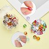 280pcs 14 Style Transparent Glass Beads GLAA-CA0001-49-5