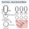 Alloy Swivel Clasps FIND-SP0003-29P-2