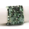 Gradient Color Natural Emerald Beads Strands G-K376-D04-4x4mm-2