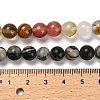 Natural Wood Lace Stone/Blue Spot Jasper/Black Netstone/Opal/Cherry Blossom Glass Beads Strands G-P562-C-02-5