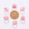 Transparent Acrylic Beads TACR-S154-10A-52-3