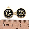 Golden Plated Alloy Charms ENAM-S118-02G-3