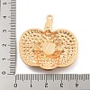 Alloy with Glass Rhinestone Pendants FIND-B033-01D-G-3