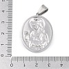304 Stainless Steel Pendants LS-STAS-M103-01AS-07-3
