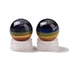 Chakra Round Natural Gemstone Display Decorations DJEW-G032-02M-1