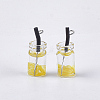 Glass Bottle Pendants CRES-N017-06D-2