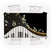 Piano Pattern Linen Tablecloth AJEW-WH0528-69A-7