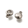 201 Stainless Steel Charms STAS-F311-06P-02-2