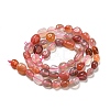 Natural Red Agate Beads Strands G-P497-01A-12-3