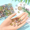 250Pcs 5 Colors Plating Transparent Acrylic Beads OACR-YW0002-19-4