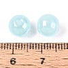 Electroplate Round Glass Beads Strands EGLA-T029-07G-3