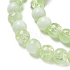 Crackle Glass Beads Strands GLAA-U001-8mm-09-2