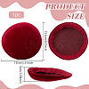 Velet Pillbox Stewardess Fascinator Hat Base for Millinery AJEW-WH0248-757A-2