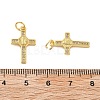 Brass Micro Pave Cubic Zirconia Pendants KK-C092-21F-G-3