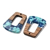 Resin and Walnut Pendants FIND-R051-02B-2