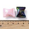 UV Plating Rainbow Iridescent Acrylic Beads X-OACR-A029-11-3