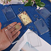 24 Bags Acrylic & Iron Photo Frame Keychains AJEW-GL0003-43-3