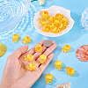 20Pcs 10 Styles Transparent Resin Bread-shaped Turtle Pendants RESI-TA0005-24-6